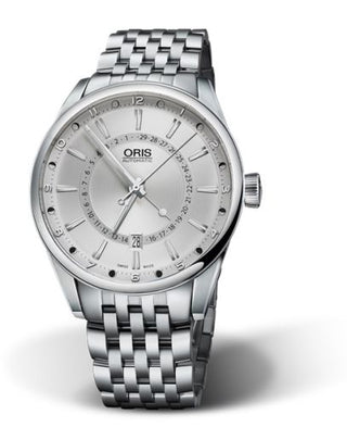 Oris - 01 761 7691 4051-07 8 21 80  Artix Pointer Moon Date Stainless Steel / Silver / Bracelet