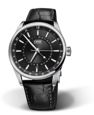 Oris - 01 761 7691 4054-07 5 21 81FC  Artix Pointer Moon Date Stainless Steel / Black