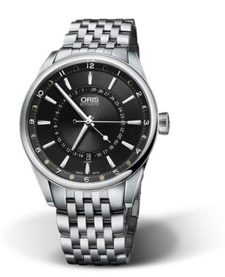 Oris - 01 761 7691 4054-07 8 21 80  Artix Pointer Moon Date Stainless Steel / Black / Bracelet