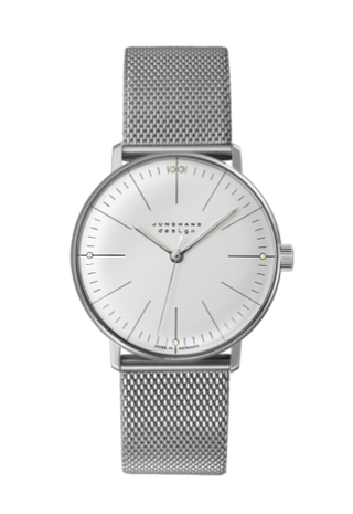 Junghans - 027/3004.44  Max Bill Hand-Winding Silver Stick Bracelet