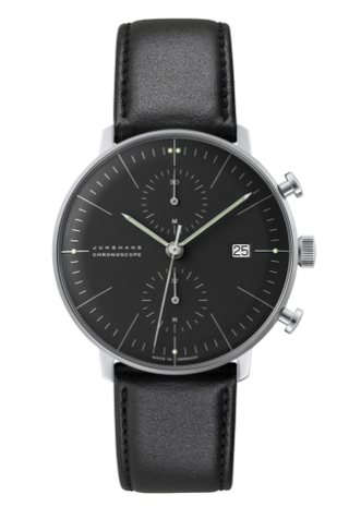 Junghans - 027/4601.00v  Max Bill Chronoscope Black Stick