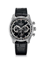 Zenith El Primero Chronomaster 38 Stainless Steel / Silver / Alligator (03.2040.400/21.C496)