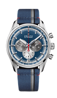 Zenith El Primero Chronomaster 42 Stainless Steel / Blue / Rubber (03.2040.400/53.C802)