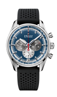 Zenith El Primero Chronomaster 38 Stainless Steel / Blue / Alligator (03.2040.400/53.R576)