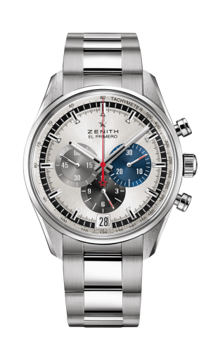 Zenith - 03.2040.400/69.M2040  El Primero Chronomaster 42 Stainless Steel / Silver / Bracelet