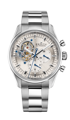 Zenith - 03.2040.4061/01.M2040  El Primero Chronomaster Open Stainless Steel / Silver / Bracelet