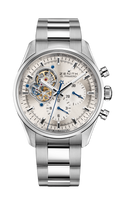 Zenith El Primero Chronomaster Open Stainless Steel / Silver/ Rubber (03.2040.4061/01.M2040)