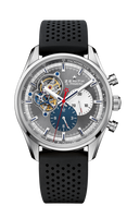 Zenith El Primero Chronomaster Open Stainless Steel / Silver 1969 / Fabric (03.2040.4061/23.R576)