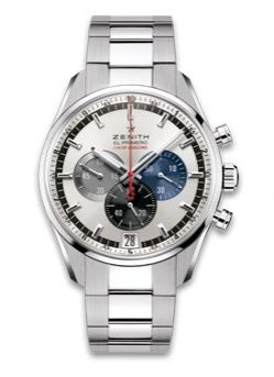 Zenith - 03.2041.4052/69.M2040  El Primero Striking 10th Stainless Steel / Silver / BRacelet