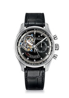 Zenith El Primero Chronomaster Open Stainless Steel / Silver 1969 / Alligator (03.2080.4021/21.C496)