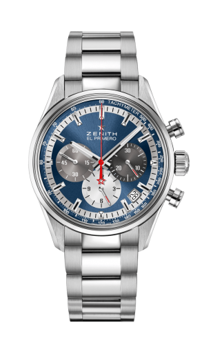 Zenith - 03.2150.400/53.M2150  El Primero Chronomaster 38 Stainless Steel / Blue / Bracelet