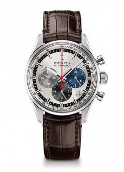 Zenith - 03.2150.400/69.C713  El Primero Chronomaster 38 Stainless Steel / Silver / Alligator