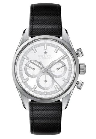 Zenith - 03.2152.4061/80.R825  El Primero Chronomaster 38 Stainless Steel / White / C.01