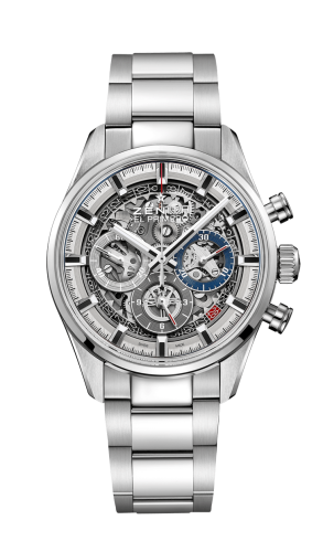 Zenith - 03.2153.400/78.M2150  El Primero Chronomaster Full Open 38 Stainless Steel / Bracelet