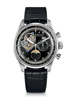 Zenith El Primero Chronomaster Lady 38 Stainless Steel / Diamond / Slate / Alligator (03.2160.4047/21.C714)