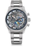 Zenith - 03.2530.4047/78.M2530  El Primero Chronomaster Grande Date Full Open Stainless Steel / Bracelet