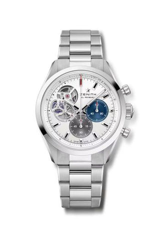 Zenith - 03.3300.3604/69.M3300  Chronomaster Open Stainless Steel / Silver / Bracelet