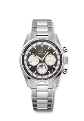 Zenith - 03.3400.3610/39.M3200  Chronomaster Original Triple Calendar Stainless Steel / Grey / Bracelet