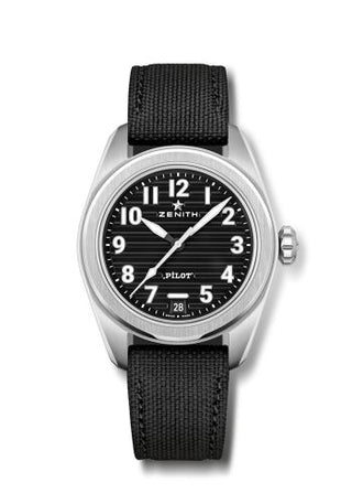 Zenith - 03.4000.3620/21.I001  PILOT Automatic Stainless Steel / Black