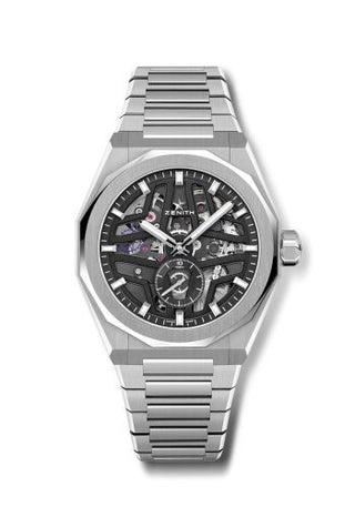 Zenith - 03.9300.3620/78.I001  Defy Skyline Skeleton Stainless Steel / Black