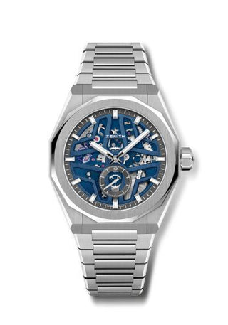 Zenith - 03.9300.3620/79.I001  Defy Skyline Skeleton Stainless Steel / Blue