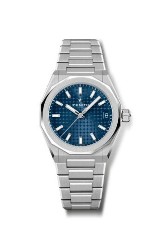 Zenith - 03.9400.670.51.I001  Defy Skyline 36 Stainless Steel / Blue