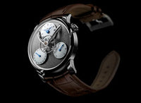 MB&F Perigraph Stainless Steel / Cream / Strap (03.WL.FB)