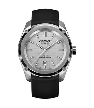 Formex - 0330.1.6341.910  Essence Automatic Chronometer Silver / Rubber