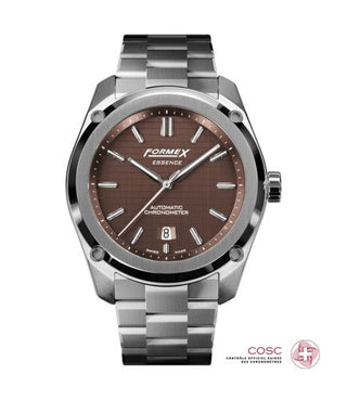 Formex - 0330.1.6351.100  Essence Automatic Chronometer Brown / Bracelet