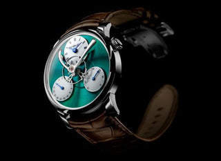 MB&F - 04.TL.G  Legacy Machine Split Escapement Titanium / Green