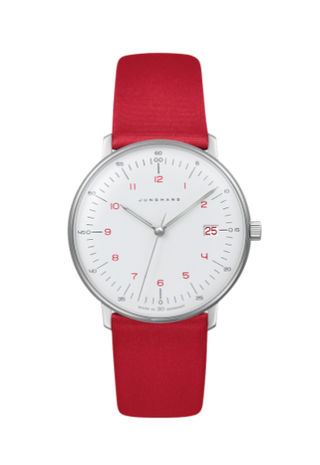 Junghans - 047/4541.00  Max Bill Ladies Red