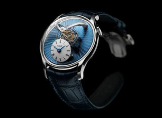 MB&F - 06.PL-BL  Legacy Machine Thunderdome Platinum / Blue