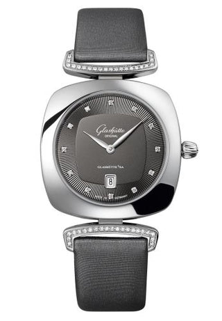 Glashütte Original - 1-03-01-06-12-02  Pavonina Date Stainless Steel / Diamond / Grey / Calf