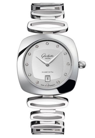 Glashütte Original - 1-03-01-10-12-14  Pavonina Date Stainless Steel / Silver / Bracelet