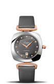 Glashütte Original - 1-03-01-25-06-02  Pavonina Date Stainless Steel / Red Gold / Diamond / Grey / Calf