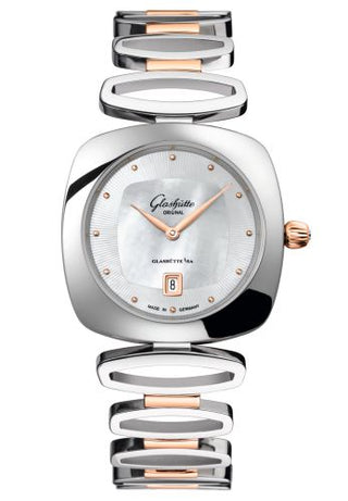 Glashütte Original - 1-03-01-26-06-14  Pavonina Date Stainless Steel / Red Gold / MOP / Bracelet