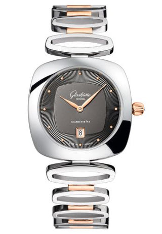 Glashütte Original - 1-03-01-27-06-14  Pavonina Date Stainless Steel / Red Gold / Grey / Bracelet