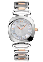 Glashütte Original Pavonina Date Stainless Steel / Red Gold / Grey / Bracelet (1-03-02-03-06-14)