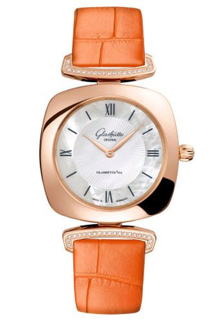 Glashütte Original - 1-03-02-05-05-31  Pavonina Red Gold / Diamond / MOP /  Alligator