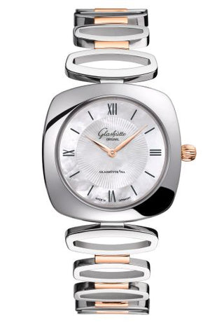 Glashütte Original - 1-03-02-05-06-14  Pavonina Stainless Steel / Red Gold / Diamond / MOP / Bracelet