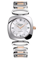 Glashütte Original Pavonina Stainless Steel / Diamond  / Silver / Calf (1-03-02-05-06-14)