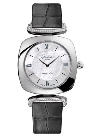 Glashütte Original - 1-03-02-05-12-31  Pavonina Stainless Steel / Diamond / MOP / Alligator