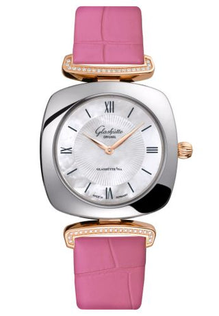 Glashütte Original - 1-03-02-05-16-31  Pavonina Stainless Steel / Red Gold / Diamond / MOP / Alligator