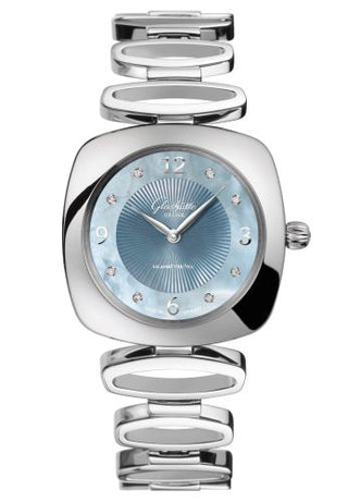 Glashütte Original - 1-03-02-06-12-14  Pavonina Stainless Steel / Blue MOP / Bracelet