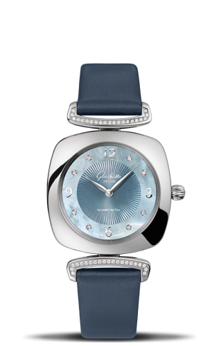 Glashütte Original - 1-03-02-06-12-34  Pavonina Stainless Steel / Diamond / Blue MOP / Calf