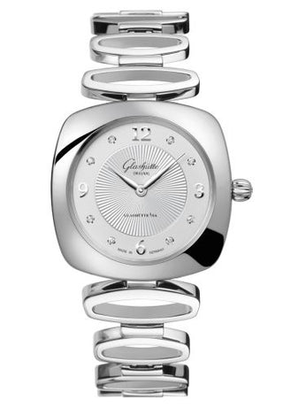 Glashütte Original - 1-03-02-12-12-14  Pavonina Stainless Steel / Silver / Bracelet