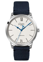 Glashütte Original Senator Excellence Panorama Date Moonphase Stainless Steel / Silver / Synthetic (1-36-01-01-02-34)