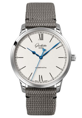 Glashütte Original - 1-36-01-01-02-36  Senator Excellence Stainless Steel / Silver / Synthetic