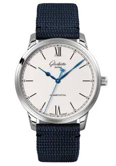 Glashütte Original - 1-36-01-01-02-64  Senator Excellence Stainless Steel / Silver / Synthetic - Folding