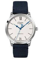 Glashütte Original Senator Excellence Stainless Steel / Silver / Synthetic - Folding (1-36-01-01-02-64)